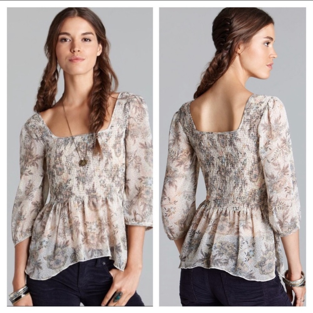 Boho Free People Blouse